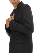 Veste à poitrine unique blanche