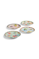 Lisa Corti Porcelain Dessert Plate Of 4 Japanese