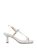 Aeyde Elise Nappa Leather Laminated Silver