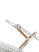 Aeyde Elise Nappa Leather Laminated Silver