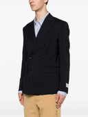 Lc23 Gessato Navy Blazer