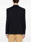 Lc23 Gessato Navy Blazer