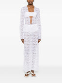 Oseree Bridal O Lover Caftano lungo in pizzo