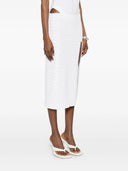 Oseree Paillettes Midi Skirt