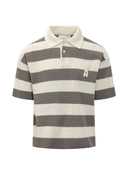 Kurzärmliges Ami Paris-Poloshirt mit Ami De Coeur-Aufnäher