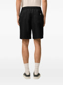 Ami Paris Elasticated Waist Shorts With Ami De Coeur Stud