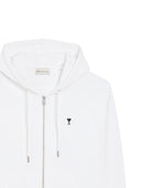Ami Paris Hoodie With Contrasted Ami De Coeur
