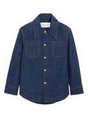 Ami Paris Embossed Ami De Coeur Worker Overshirt