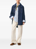Ami Paris Embossed Ami De Coeur Worker Overshirt