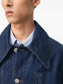 Ami Paris Embossed Ami De Coeur Worker Overshirt