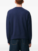 Ami Paris Cardigan With Contrasted Ami De Coeur