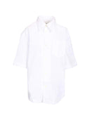 Camicia ampia Ami Paris a maniche corte con colletto camp e tasca applicata