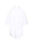 Camicia ampia Ami Paris a maniche corte con colletto camp e tasca applicata
