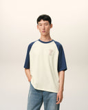 Ami Paris Short Sleeves Boxy Fit Teeshirt With Ami De Coeur Knitted Patch
