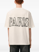 Ami Paris Boxy Fit kortærmet T-shirt med Ami Paris print foran og bagpå