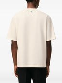 Ami Paris Boxy Fit Short Sleeves Teeshirt With Signature Print At Front