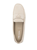 Prada-Loafer aus Wildleder mit Dreieckslogo