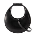 Good Night Moon Purse Staud Leather Black