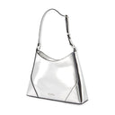 Linda Spalla Bullo Staud in pelle in pelle d'argento