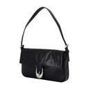 Harlow Shoulder Bag Staud Leather Black