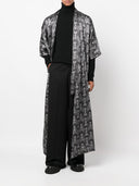 Ozwald Boateng Printed Silk Long Kimono