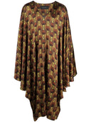 Ozwald Boateng Printed Silk Kaftan