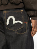Jeans Evisu Ht 7 Tasche Con Cimosa Logo W Seagull Emb