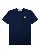Koszulka Comme Des Garçons Play U T Shirt ze złotym emblematem