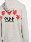 Bluza Comme Des Garçons Play U z czerwonym emblematem