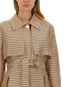 Lanvin Belted Płaszcz