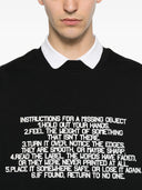 Oamc Peacemaker Crewneck Stencil Print