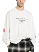 Song For The Mute Scribble`` Oversized Crew Neck Pullover