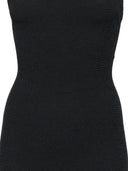 Hunza G Hybrid-Kleid aus Crinkle-Georgette