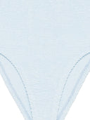 Hunza G Square Neck Swim Metallic Crinkle