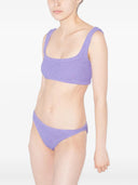 Hunza G Xandra Bikini Metallic Crinkle