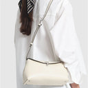Toteme Toteme T Lock Leather Clutch Bag