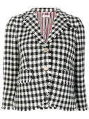 Thom Browne Thom Browne Jacket Check Black White