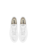 Autry Easeknit Low Sneakers aus weißem Stoff