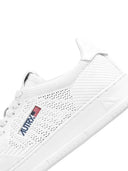 Autry Easeknit Low Sneakers aus weißem Stoff