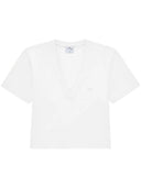 Courreves T -Shirt mit Logo -Anwendung