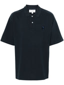 Maison Kitsune` Polo Shirt With Fox Patch