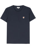 Maison Kitsune 'T -Shirt mit Fox -Anwendung