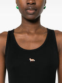 Maison Kitsune` Ribbed Midi Dress