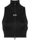 Courreves Cropped Jacke mit Patch