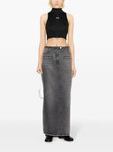 Courreves Cropped Jacke mit Patch