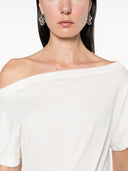 Courreves Bodysuit mit Boot Ausschnitt