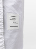 Thom Browne Knee Length Point Collar Shirtdress W/Rwb Grosgrain Placket In Oxford