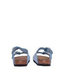 Birkenstock Arizona Big Buckle Baby Blue, Nubuck Leather, S