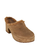 Gianvito Rossi Lyss 55 Clogs With Suede Platform
