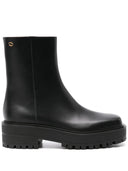 Gianvito Rossi Square Toe Leather Boots